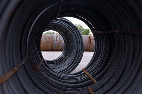 Coils Of Steel Wire Rod Photograph by Robert Brook/science Photo Library - Fine Art America