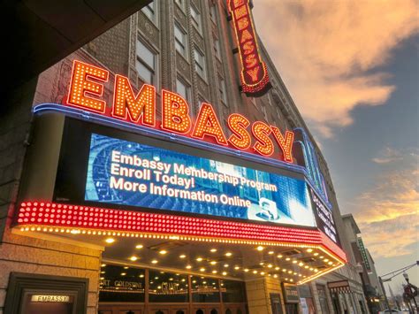 Embassy Theatre Installs New Electronic Message Centers on Its Iconic ...