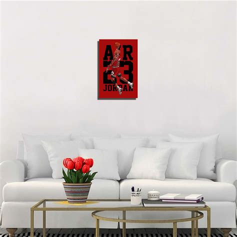 Michael Jordan Artwork Printed On Museum Quality Canvas - Art Canvas NZ