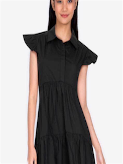 Buy ZALORA BASICS Black Dress - Dresses for Women 16780060 | Myntra