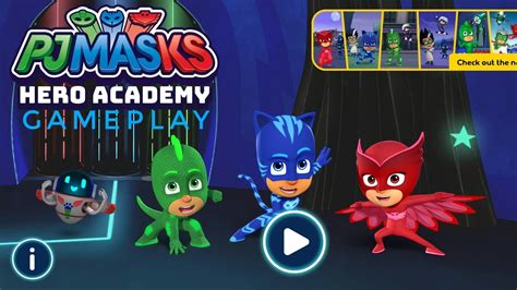 PJ MASKS HERO ACADEMY Gameplay Android - YouTube