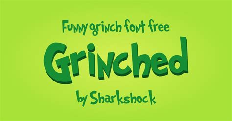 Funny Grinch Font Free – MasterBundles