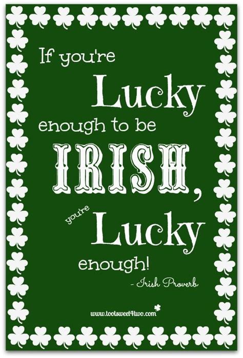 If You're Lucky Enough To Be Irish, You're Lucky Enough Pictures, Photos, and Images for ...