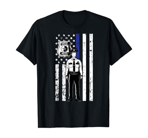 Amazon.com: Police Officer American Flag Blue Line Cool Patriotic Gifts ...