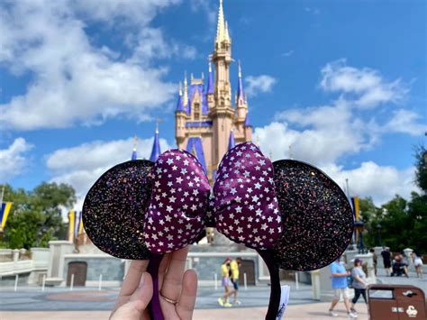 Stunning Iridescent Purple Minnie Mouse Ears now at Walt Disney World ...