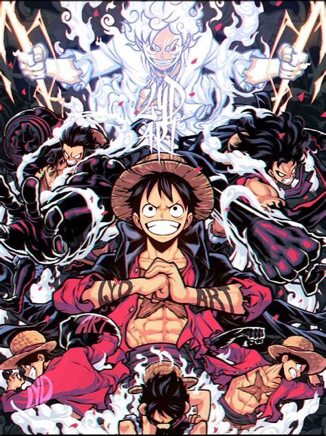 Monkey d luffy... Gear 5 by revanthtony3000 on DeviantArt