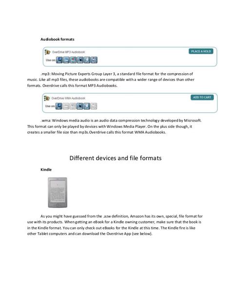 E book formats