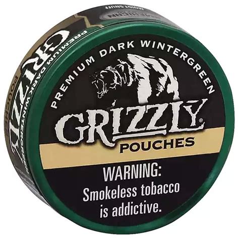 Grizzly Pouches Wintergreen - Cigar Chief