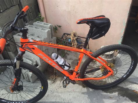 FOXTER ORIGINAL NEON ORANGE MOUNTAIN BIKE UPGRADED, Sports Equipment ...