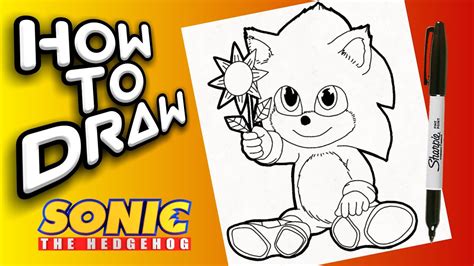 CÓMO DIBUJAR BEBÉ SONIC | como dibujar un bebe sonic