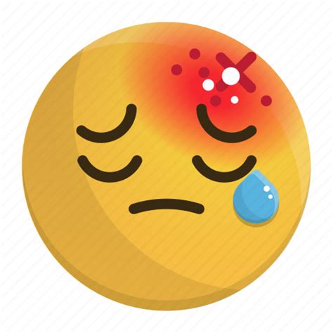 Emoji, emotion, face, feeling, hurt icon - Download on Iconfinder