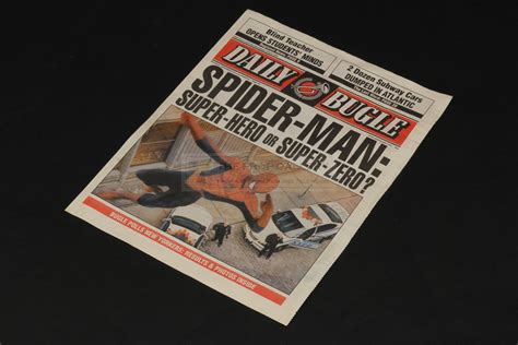 The Prop Gallery | Daily Bugle Spider-Man newspaper cover