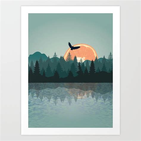 Forest moonlight Art Print by draw4you | Society6 | Art prints, Art, Prints