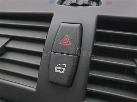 Emergency Stop Button in Car Interior Stock Photo - Image of door, black: 186783008