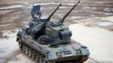 Ukrainian soldiers are trained by German army on Gepard anti-aircraft tank