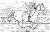 A Horse Running In Race Coloring Pages & Book For Kids sketch template