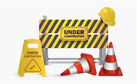 Construction Barricades Clipart Png Image Free Download - Under ...