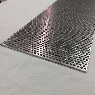 1/4" hole 12" x 36 x 1/8" Thickness Perforated Aluminum Metal Sheet | eBay