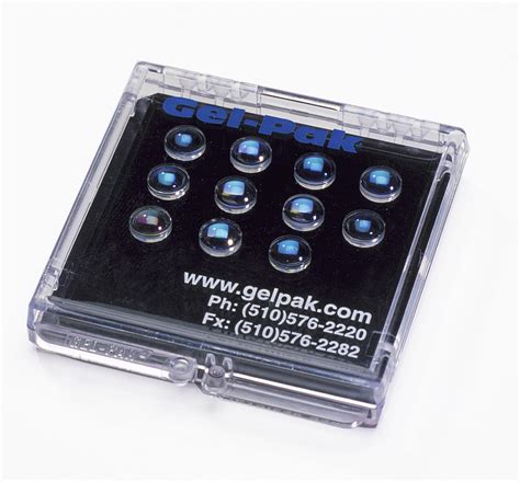 Gel-Pak Carriers Protect Optical Lenses | Polymer and Adhesive ...