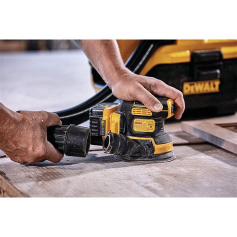 DEWALT Cordless Sander: 20 V Volt, 5 in Size, 5 in Max. Wheel Dia ...