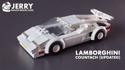 LEGO Lamborghini Countach - updated version instructions (MOC #61) - YouTube