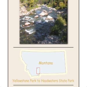 Gallatin River Map by River Rat Maps for floating and wade fish access