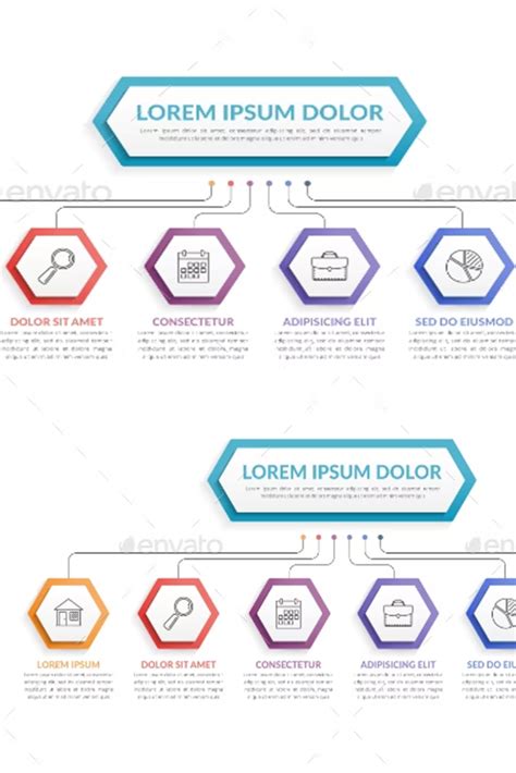 Infographic Template With Six Steps – MasterBundles