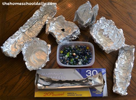 Simple STEM Aluminum Foil Boats - The Homeschool Daily