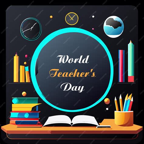 Premium Vector | Happy teacher's day banner template