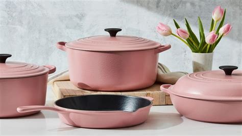 Here's Where To Get Le Creuset's Limited-Time Matte Sugar Pink Cookware