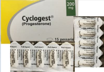 Cyclogest Tablets Pessaries Progesterone 400MG 200MG Uses