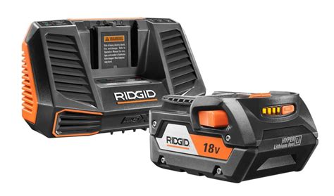 RIDGID 18V 4 Ah Hyper Lithium-Ion Battery and Charger Starter Kit | Walmart Canada