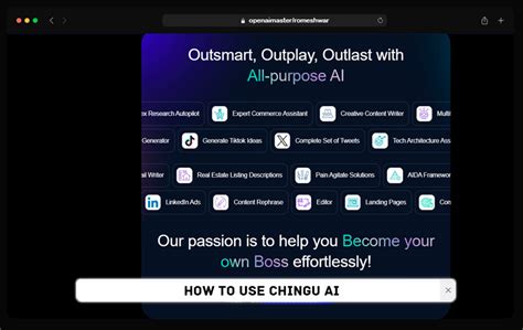 How To Use Chingu AI? - Open AI Master