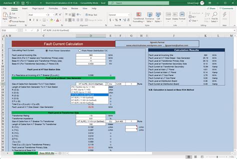 Short Circuit Current Calculation at Various Point of Electrical ...