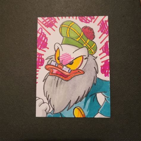 Flintheart Glomgold Original Sketch Card Art, in Kelly Powers's Sketch ...