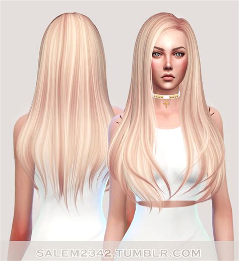 Sims 4 Cc Female Hair Long Bangs Sadebahealthy - vrogue.co