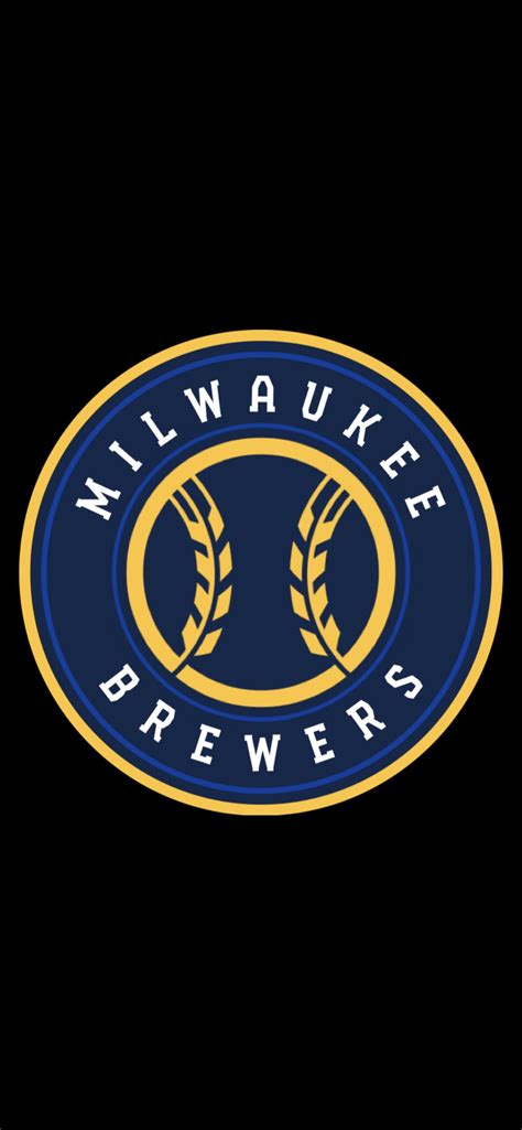 Combined a couple of the new logos to make this wallpaper! 🍻 : r/Brewers