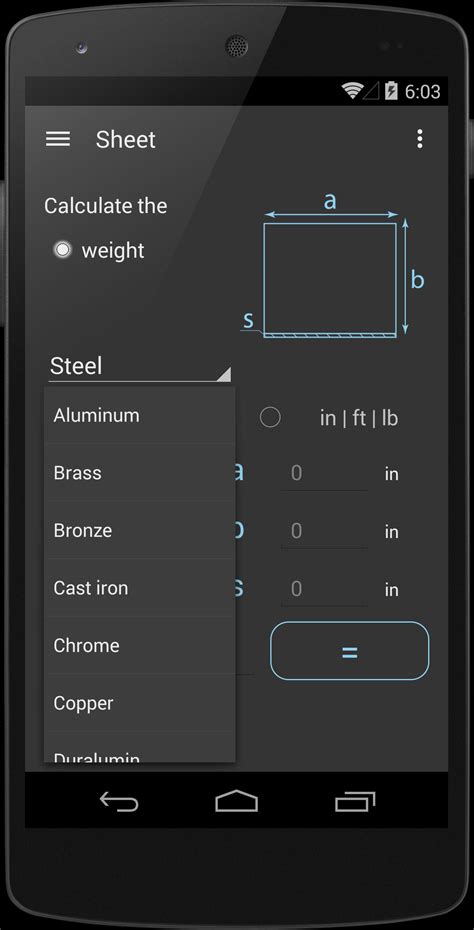 Steel Weight Calculator APK for Android Download