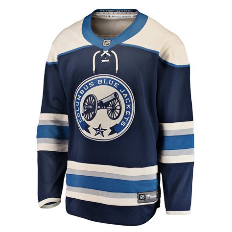 Columbus Blue Jackets Fanatics Breakaway NHL Jersey Alternate Navy ...