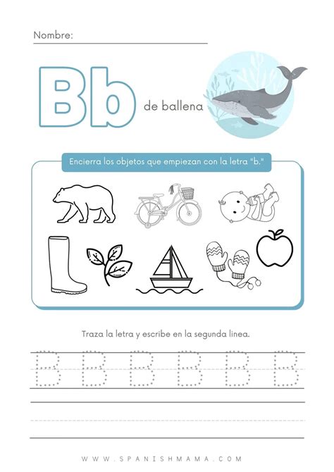 Free Printable Free Spanish Alphabet Worksheets