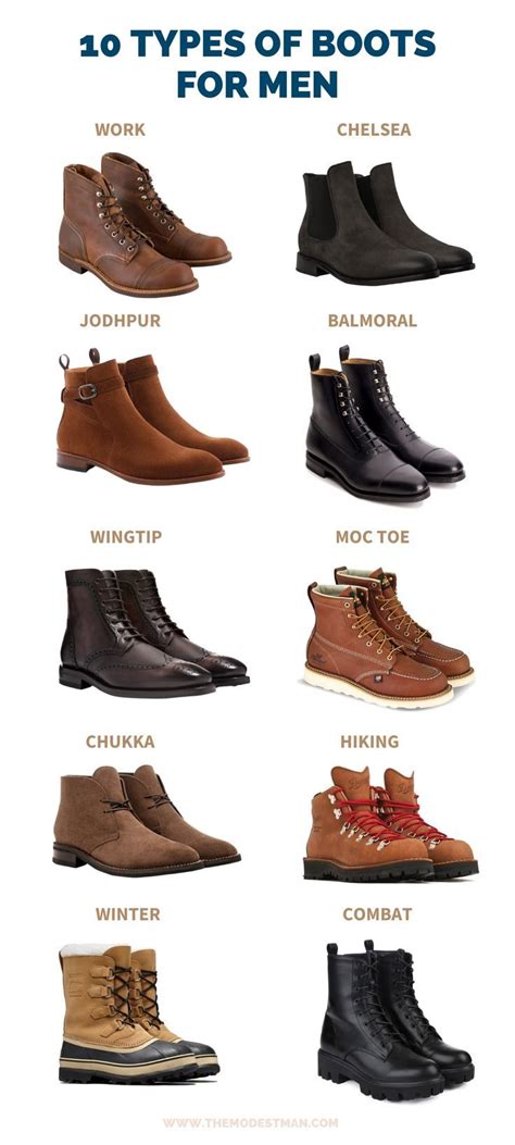 The 10 Best Types of Boots for Men to Buy % % | Trending shoes for men, Boots outfit men, Mens ...