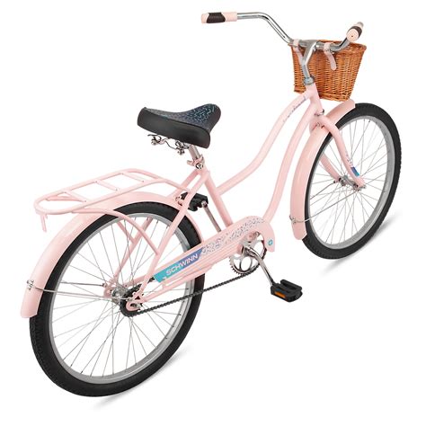 Schwinn Schwinn Baywood 1 Deluxe Cruiser Bike, 24-Inch Wheels, Single Speed, Pink - Walmart.com