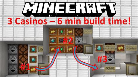 3 Simple Casinos in 6 Minutes | Minecraft | RTsWorld - YouTube