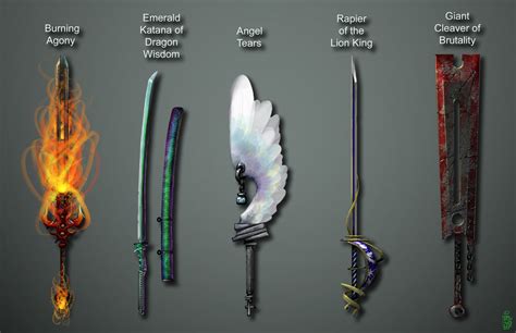 Fantasy Sword Types