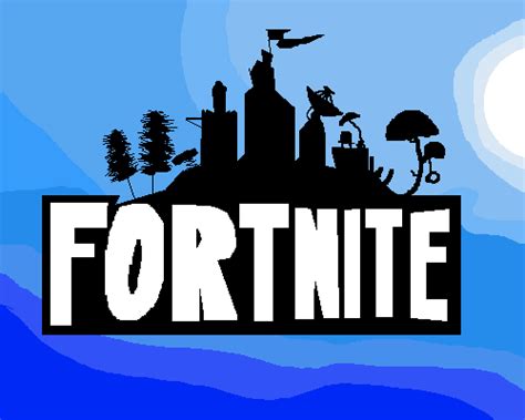 Pixilart - Little Better Fortnite Logo by Origamimaster11