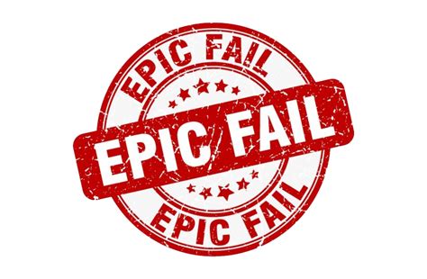 Epic Fail Stamp PNG Photos | PNG Mart