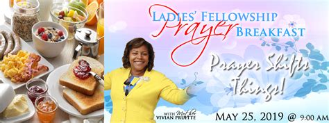 3rd Annual Ladies' Fellowship Prayer Breakfast - Praise Center Church Of God In Christ