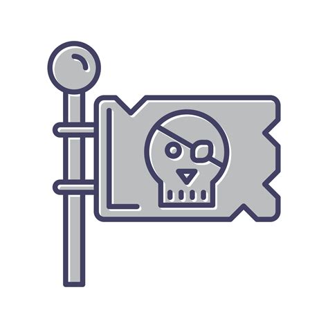 Pirate Flag Vector Icon 14023438 Vector Art at Vecteezy