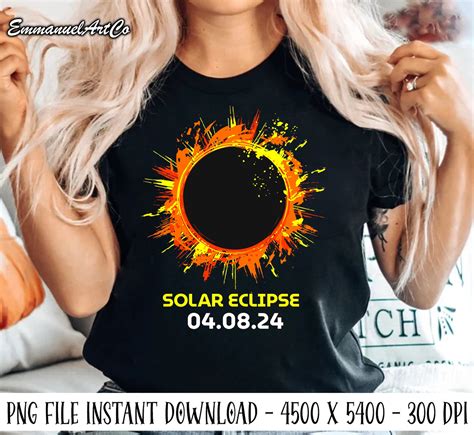 Total Solar Eclipse 2024 America Totality Spring 4.08.24 Png, Total ...