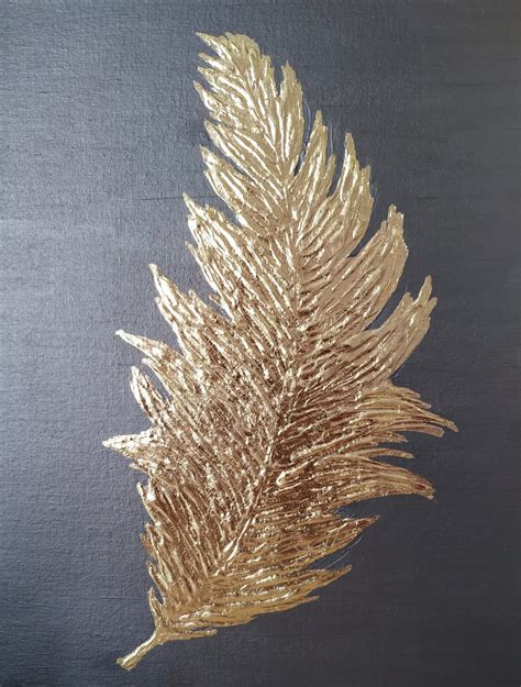 Gold leaf Painting by Maria H - Jose Art Gallery